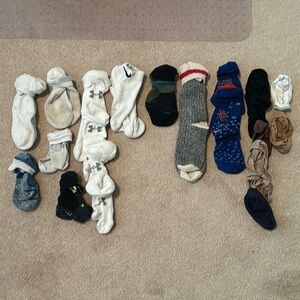 23 pairs of socks